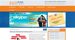 Desktop Screenshot of daytienghanquoc.com
